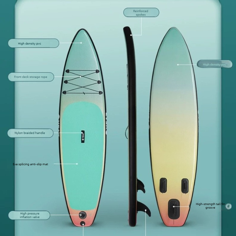 Fishing Kayak Inflatable - 電動インフレータブルパドルボードSUPカヤックフィッシングボートサーフボード 大人用 ウォータースポーツ用品 湖・川・海での使用に最適 強力