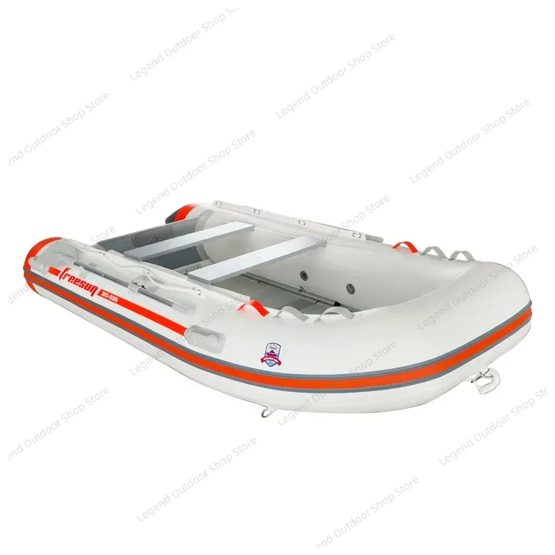 Fishing Kayak Inflatable - 2人乗り厚底ハードボトムインフレータブルカヤック、耐摩耗性エアクッションボート、屋外サーフィン用ポータブルフィッシングディンギー