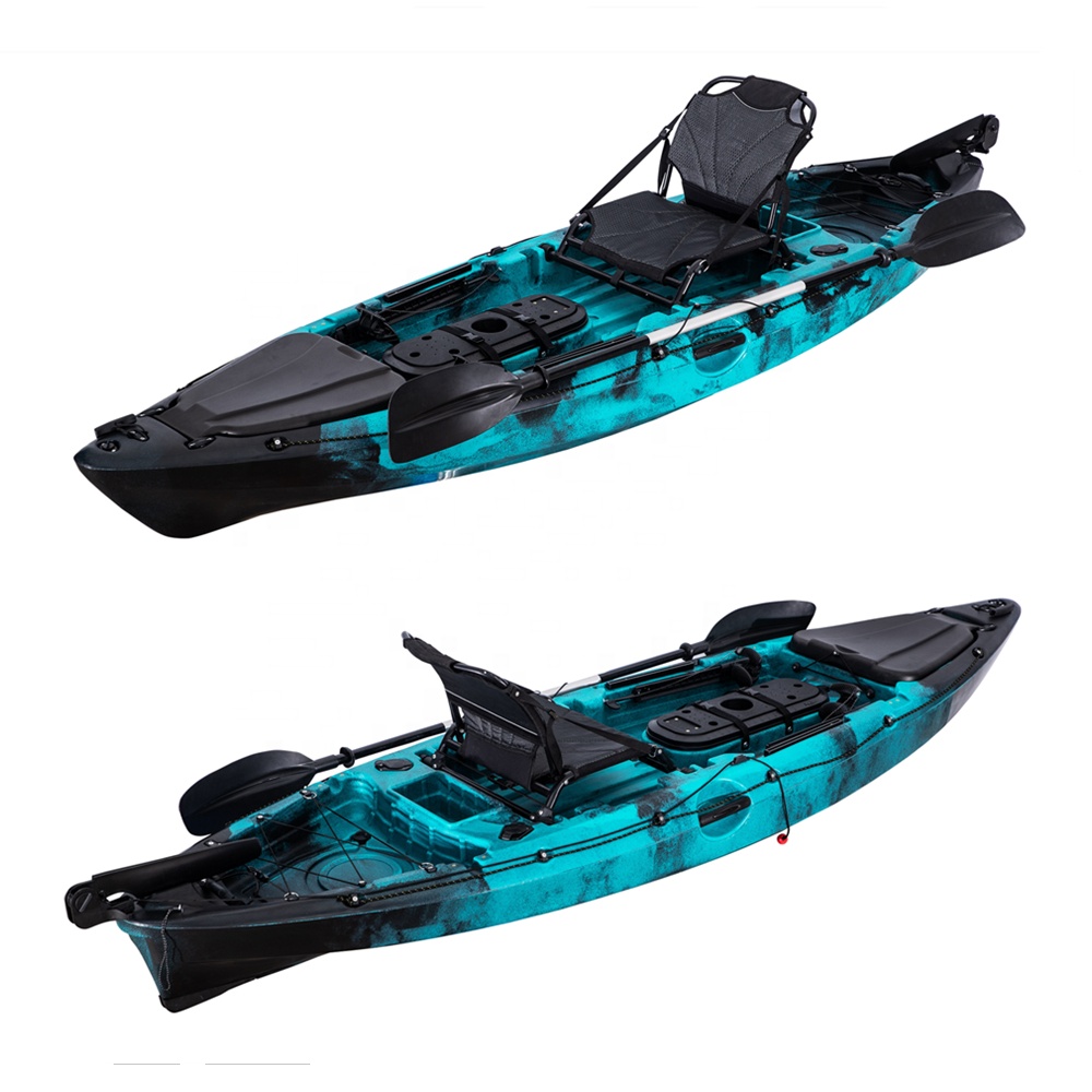 Fishing Kayak Seat - プラスチック製の釣り竿ホルダー,釣り竿ホルダー,釣り人用の大きな収納ハッチ
