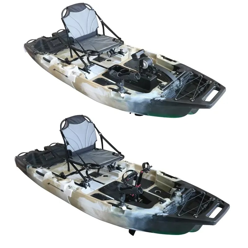 8フィート モジュラー式 シングルシート フィンペダル駆動  - Fishing Kayak Seat のレビューと価格