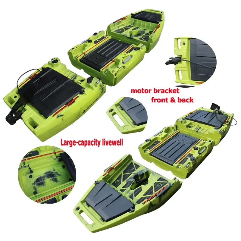 10フィートフィンプロペラペダル駆動カヤックモジュラーシング - Fishing Kayak Seat のレビューと価格