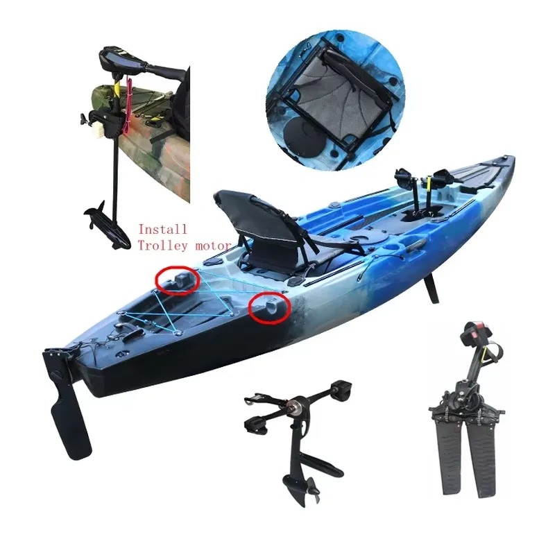 シングルペダル電動モーター釣り用モーター カヤック用電動モー - Fishing Kayak Seat のレビューと価格