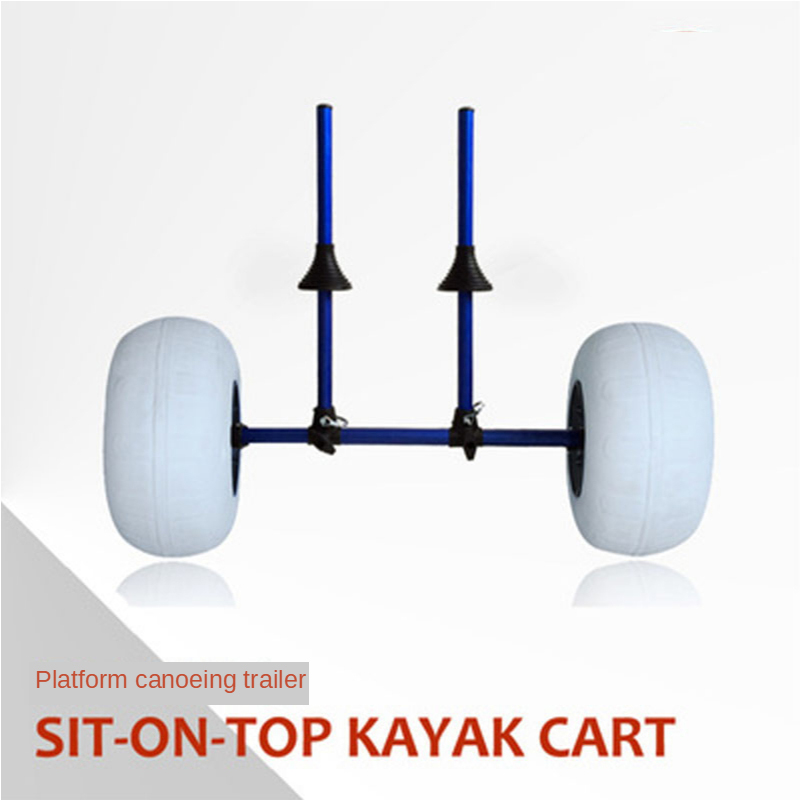 折りたたみ式直立カヤックトレーラー、プランジャープラットフォ - Fishing Kayak Cart のレビューと価格