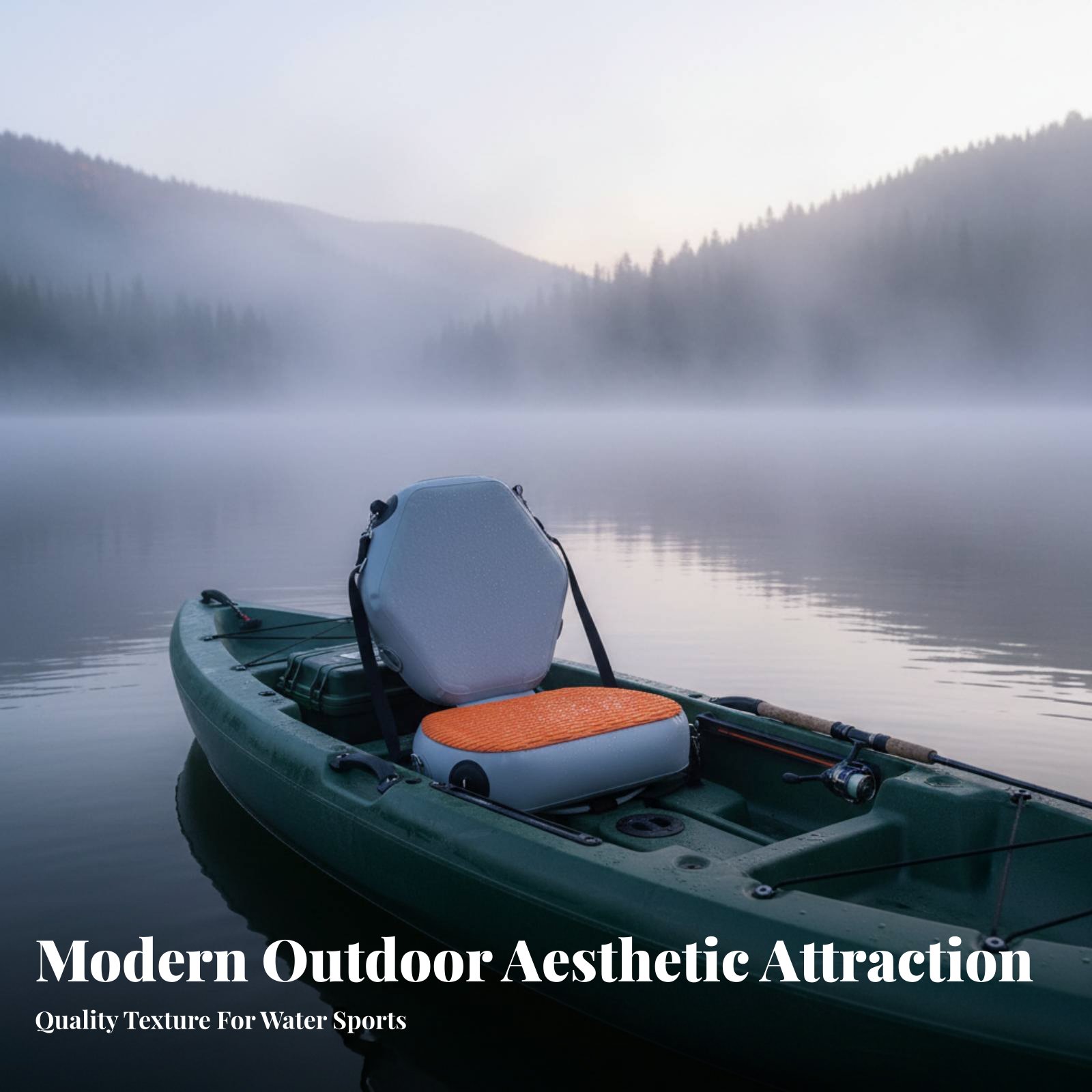 インフレータブルカヤックシート耐摩耗性インフレータブルフィッ - Fishing Kayak Paddle のレビューと価格