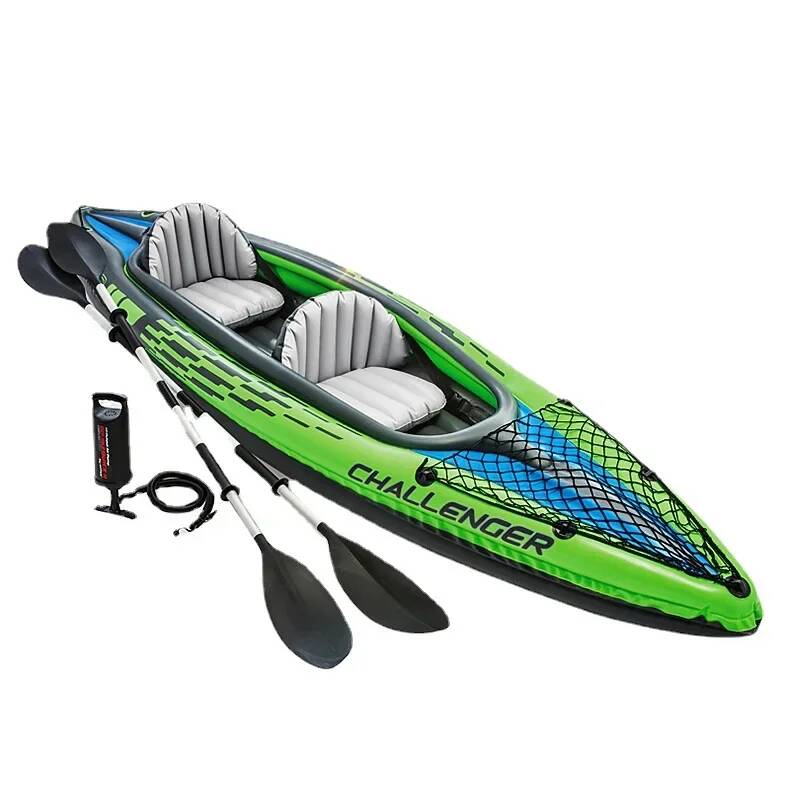 1/2人乗りカヤックインフレータブルディンギーラフティングダ - Fishing Kayak Inflatable のレビューと価格