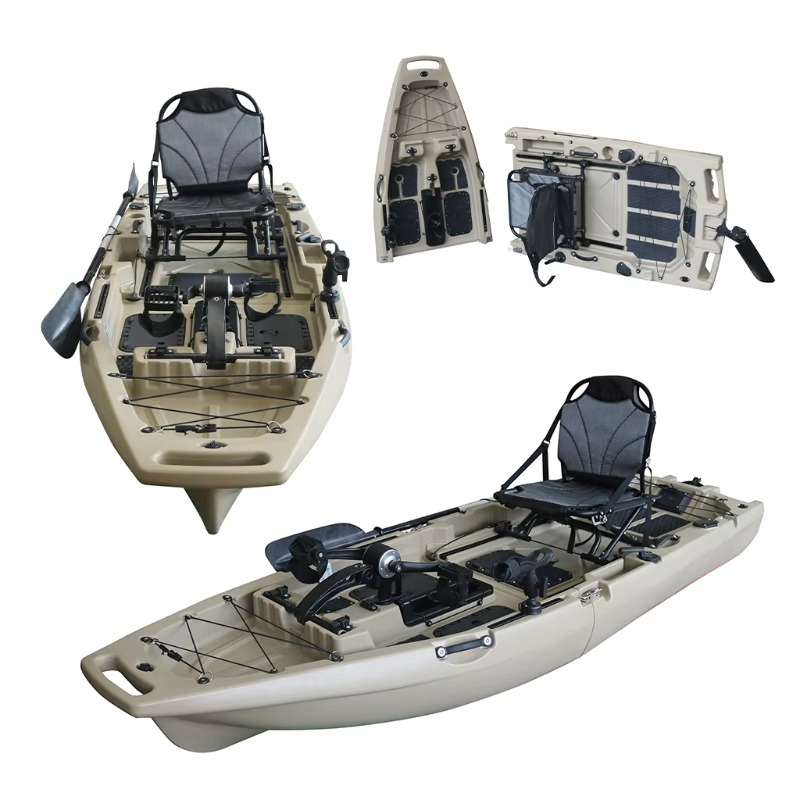 1人乗りHDPE/PE製シットオントップCE認証電動シーカヌ - Fishing Kayak Paddle のレビューと価格