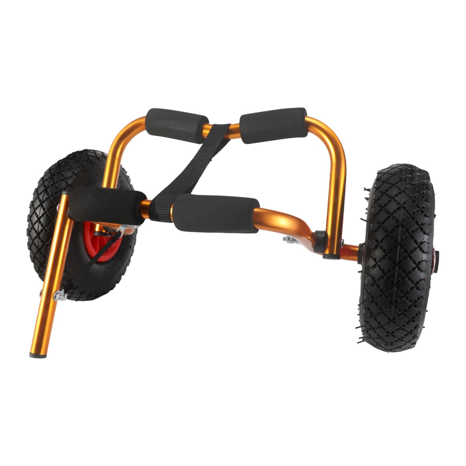 カヤックカート折りたたみ式ソリッドホイールヘビーデューティア - Fishing Kayak Cart のレビューと価格